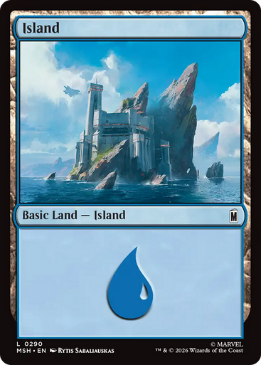 Island (#290) (Foil) | Marvel Super Heroes、Magic: The Gathering、kayou