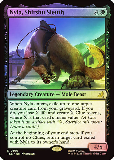 Nyla, Shirshu Sleuth (TLE-109)、Magic: The Gathering、kayou
