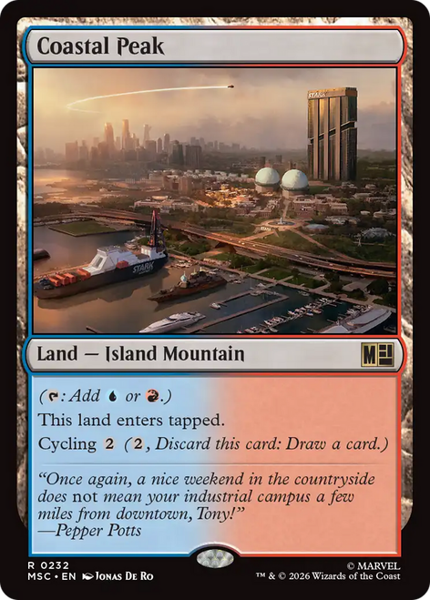 Coastal Peak (Surge Foil) | Marvel Super Heroes Commander、Magic: The Gathering、kayou