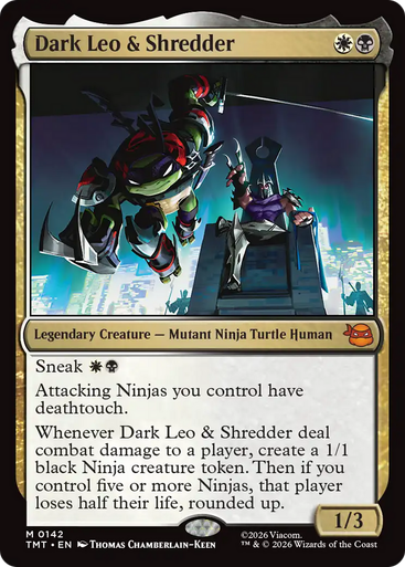 Dark Leo & Shredder (Foil) | Teenage Mutant Ninja Turtles、Magic: The Gathering、kayou