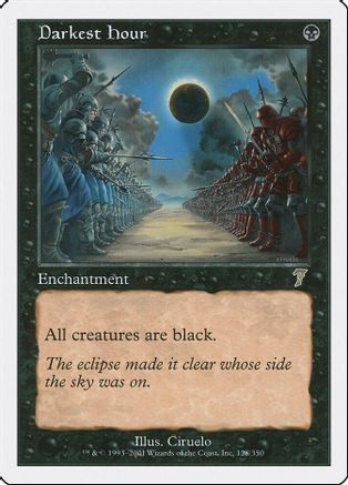 Darkest Hour (7ED-128) - 7th Edition Foil、Wizards of the Coast、kayou