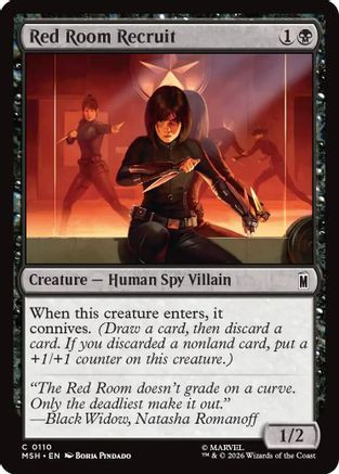 Red Room Recruit (MSH-110) - Marvel Super Heroes Foil、Wizards of the Coast、kayou