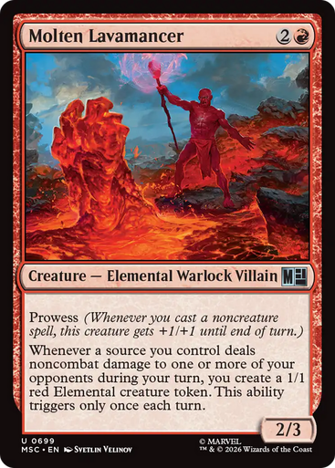 Molten Lavamancer (Foil) | Marvel Super Heroes Commander、Magic: The Gathering、kayou