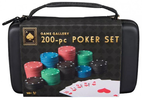 Game Gallery 200pc Poker Set Set、ToyWiz、kayou