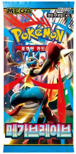 (KOREAN) Pokemon M1L Mega Brave Booster Pack、Pokemon、kayou