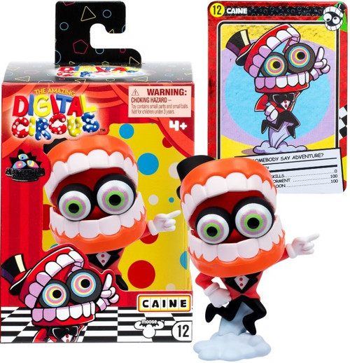 The Amazing Digital Circus Abstracted Collection Caine 4-Inch Vinyl Figure with Collector Card、ToyWiz、kayou