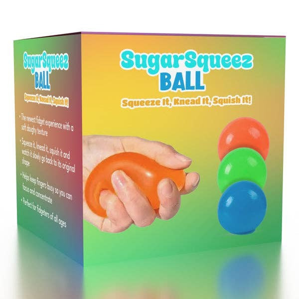 Sugar Squeez Ball RANDOM COLOR 2.4-Inch Squeeze Toy、ToyWiz、kayou