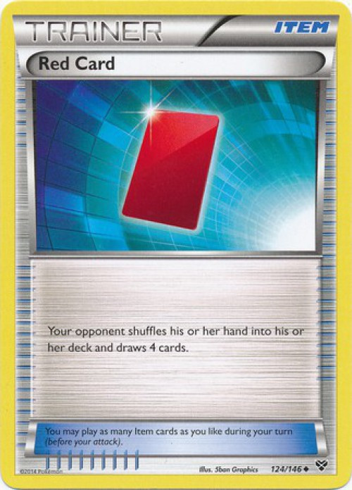 Pokemon Trading Card Game XY Base Set Uncommon Red Card #124 Reverse Holo Moderately Played、ToyWiz、kayou