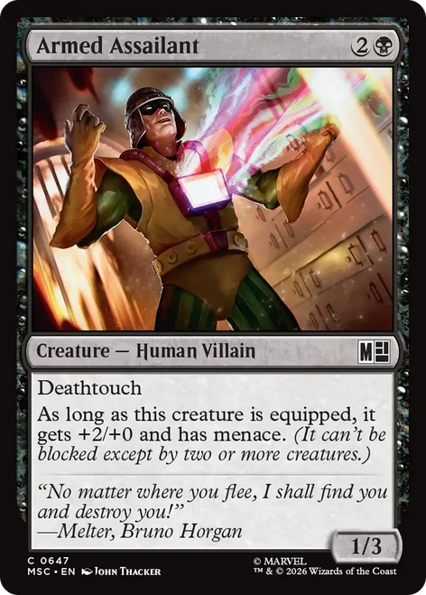 Armed Assailant (Foil) | Marvel Super Heroes Commander、Magic: The Gathering、kayou
