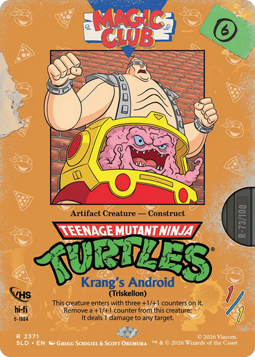 Triskelion Krang's Android (Foil) (Secret Lair - Teenage Mutant Ninja Turtles: VHS Villains) | Secret Lair Drops、Magic: The Gathering、kayou