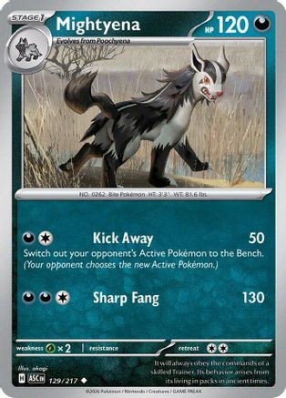 Mightyena - 129/217 129 - ME Ascended Heroes、The Pokémon Company、kayou