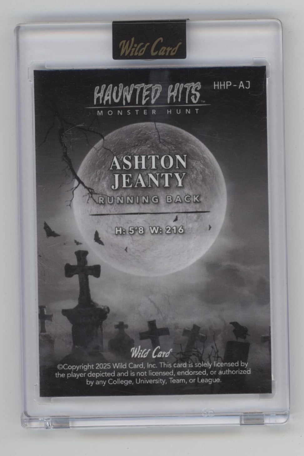 Ashton Jeanty 2025 Wild Card Haunted Hits 1/1 #HHP-AJ、Collector Store LLC、kayou