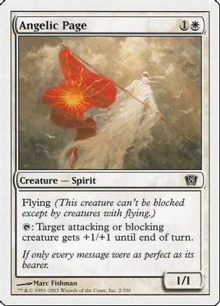 Angelic Page (8ED-002) - 8th Edition、Wizards of the Coast、kayou