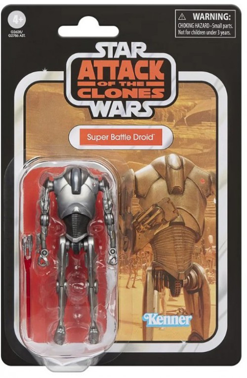 Star Wars Attack of the Clones 2026 Vintage Collection Super Battle Droid Action Figure (Pre-Order ships November)、ToyWiz、kayou