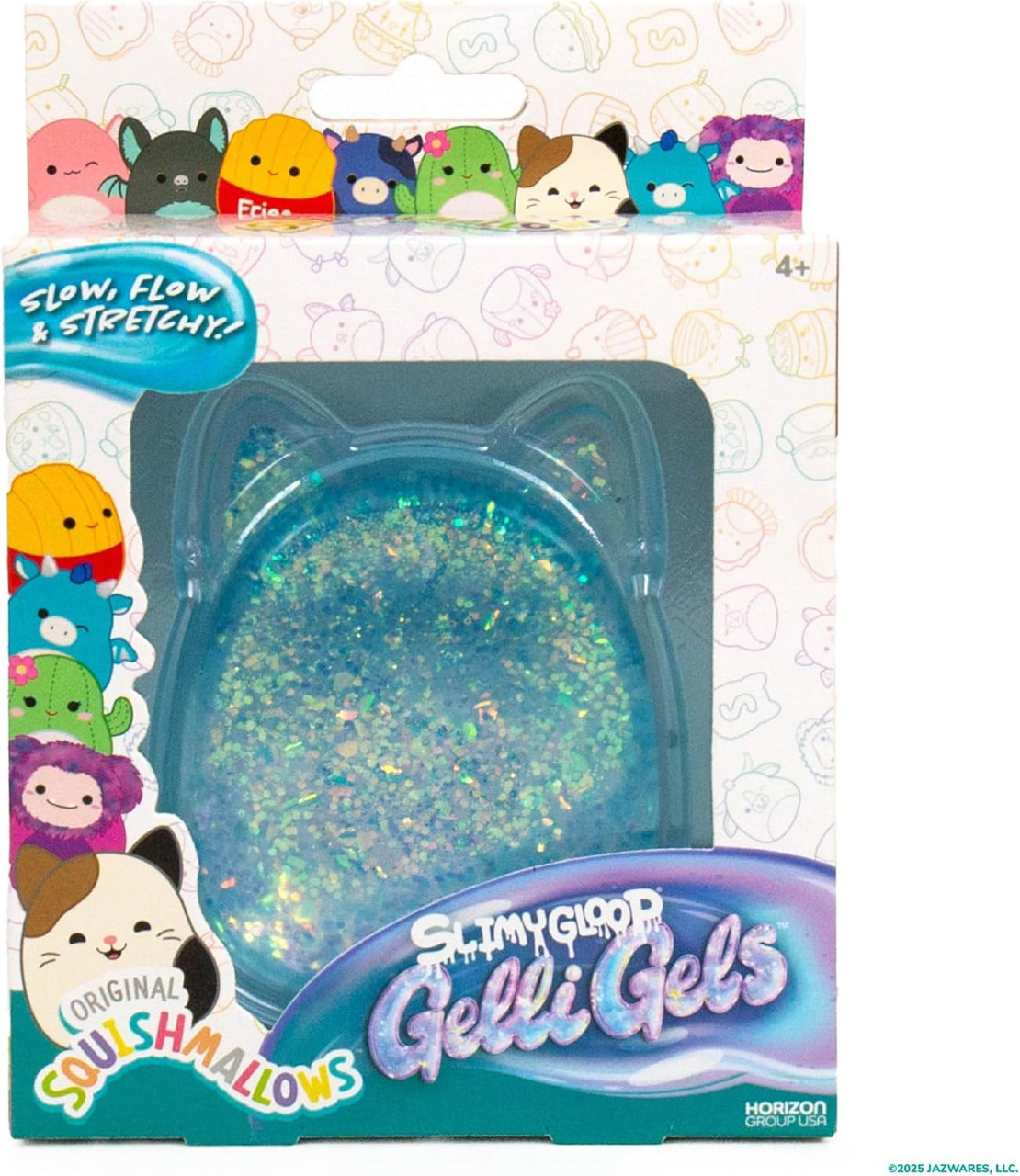Squishmallows SlimyGloop Gelli Gels BLUE Squeeze Toy、ToyWiz、kayou