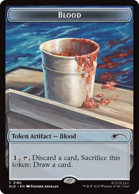 Blood Token (Foil) (Secret Lair - Jaws: Terror of Amity Island) | Secret Lair Drops、Magic: The Gathering、kayou