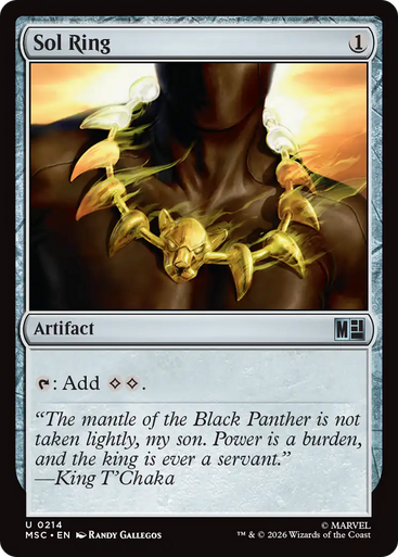 Sol Ring (#214) (Surge Foil) | Marvel Super Heroes Commander、Magic: The Gathering、kayou