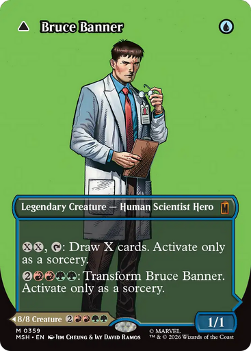 Bruce Banner // The Incredible Hulk (Logo Art Foil) | Marvel Super Heroes、Magic: The Gathering、kayou
