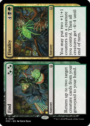 Find // Finality (Ripple Foil) (M3C-261) - Modern Horizons 3 Commander Foil、Wizards of the Coast、kayou
