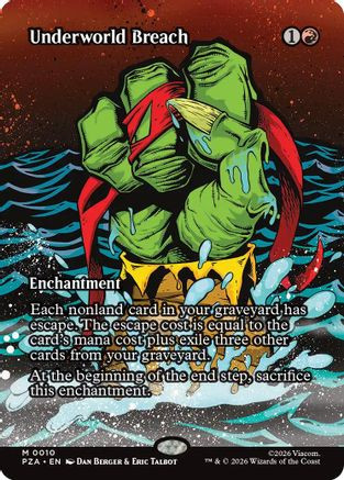 Underworld Breach (Borderless) (PZA-010) - Teenage Mutant Ninja Turtles Eternal-Legal、Wizards of the Coast、kayou