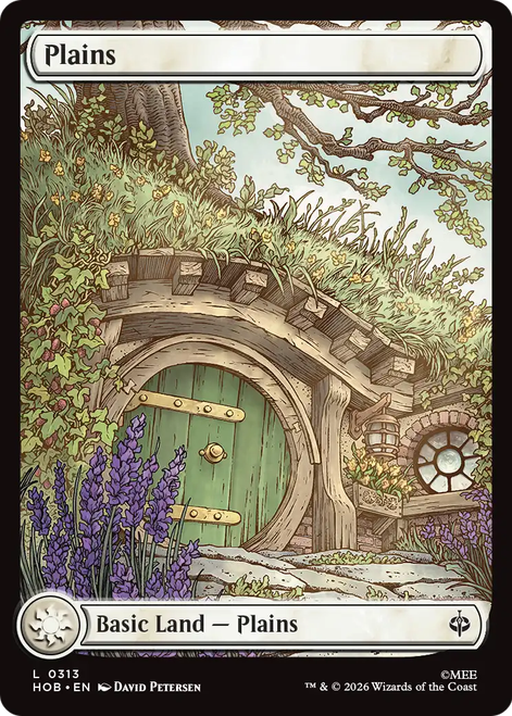 Plains (Full Art Foil) (#313) | The Hobbit、Magic: The Gathering、kayou
