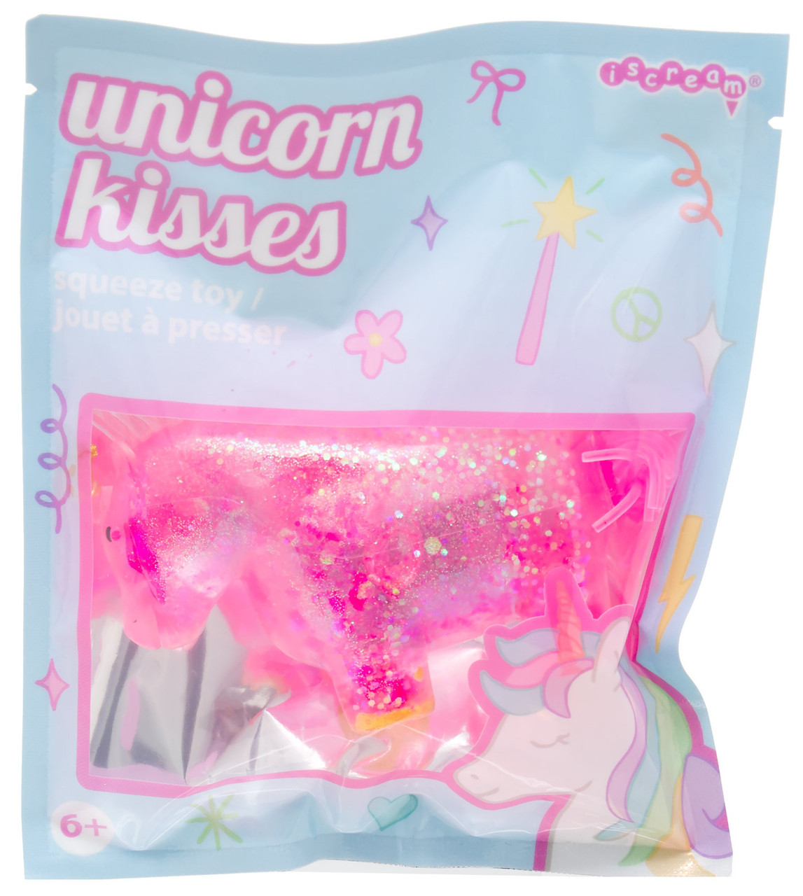 Iscream Unicorn Kisses 3.5-Inch Squeeze Toy、ToyWiz、kayou