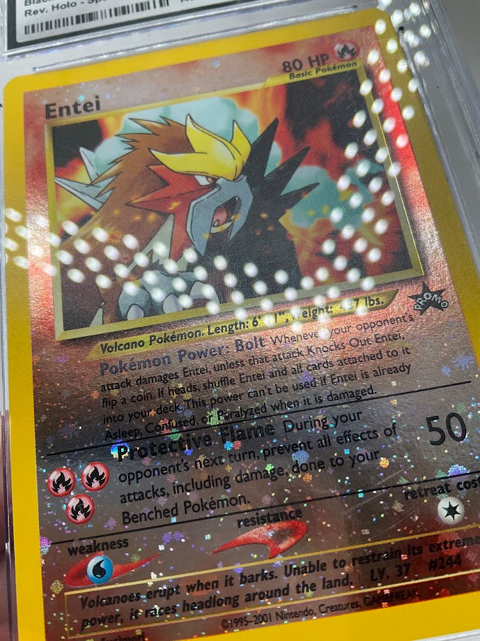 Entei Pokemon Spell of the Unown Black Star Promo Reverse Holo #34 CGC 10、Collector Store LLC Gaming、kayou