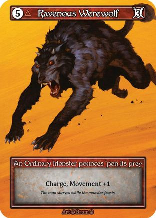 Ravenous Werewolf (Foil) - Gothic Foil、Gothic、kayou