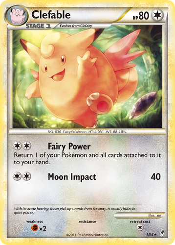 Clefable 1/95 - Call of Legends Holofoil (HP)、The Pokémon Company、kayou