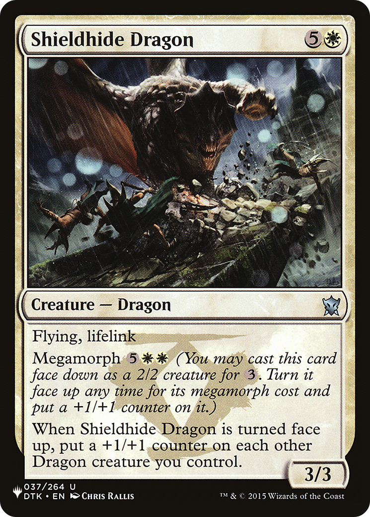 Shieldhide Dragon (LIST-037/264) - The List、Wizards of the Coast、kayou