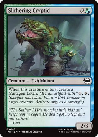 Slithering Cryptid (TMT-168) - Teenage Mutant Ninja Turtles、Wizards of the Coast、kayou
