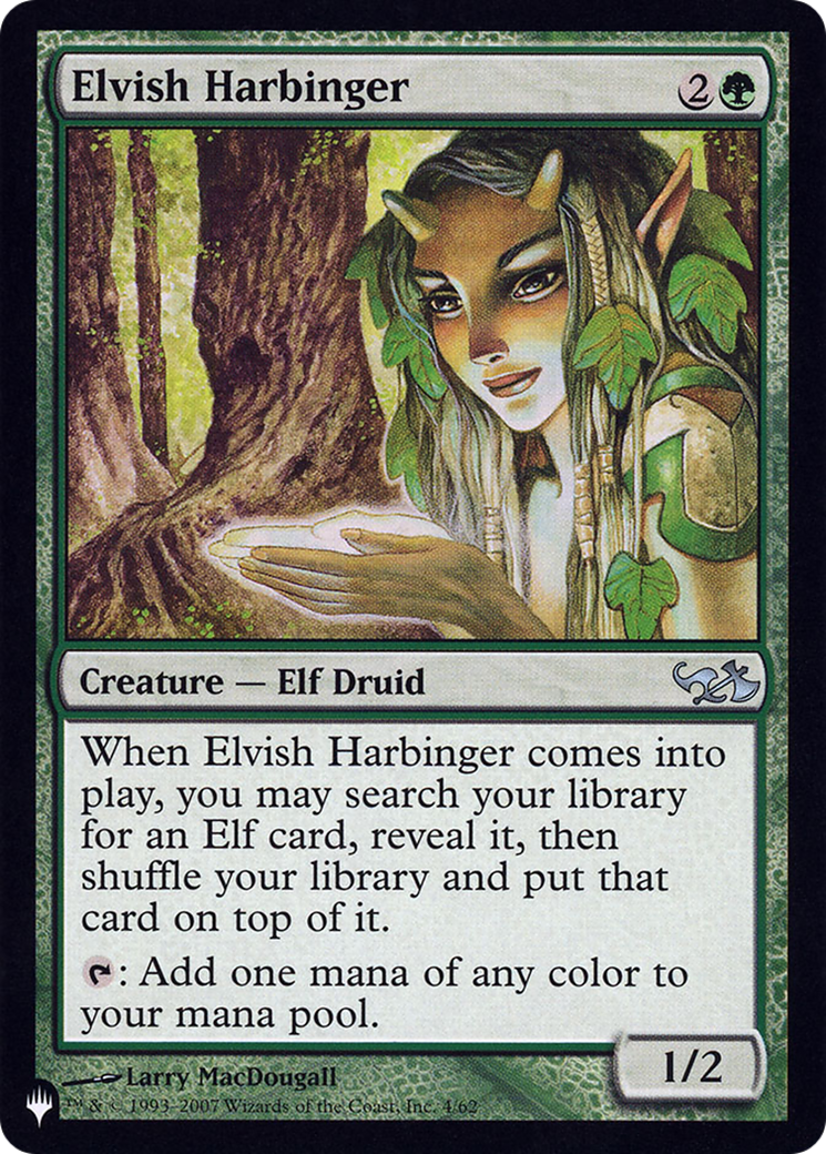 Elvish Harbinger (DD1) (LIST-004/062) - The List、Wizards of the Coast、kayou