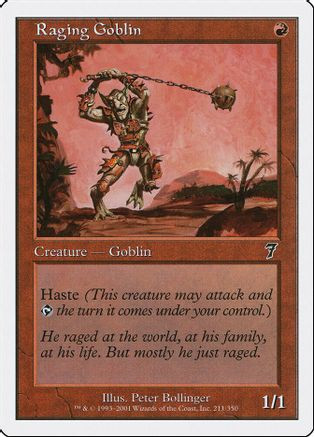 Raging Goblin (7ED-211) - 7th Edition Foil、Wizards of the Coast、kayou