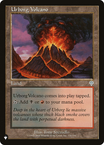 Urborg Volcano (LIST-330/350) - The List、Wizards of the Coast、kayou