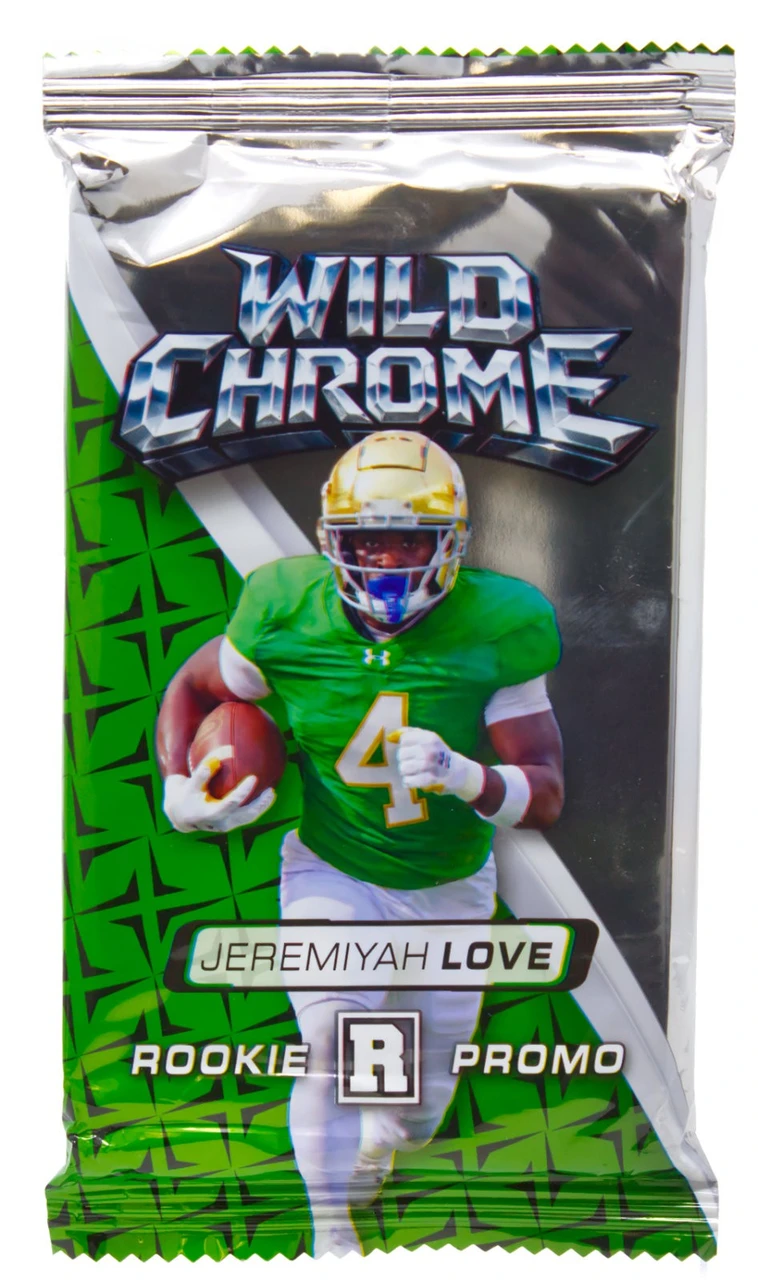 NFL Wild Card 2026 Wild Chrome Jeremiyah Love Chrome Pack、ToyWiz、kayou