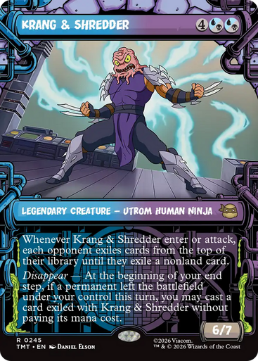 Krang & Shredder (Showcase Frame) | Teenage Mutant Ninja Turtles、Magic: The Gathering、kayou