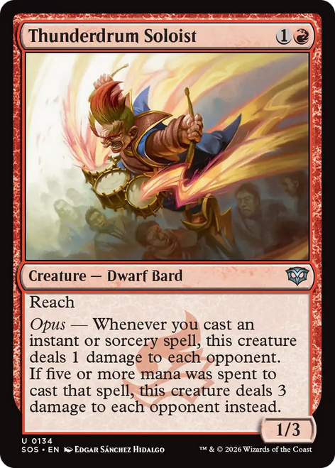 Thunderdrum Soloist (Foil) | Secrets of Strixhaven、Magic: The Gathering、kayou