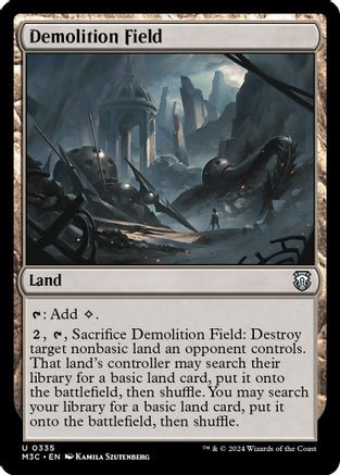 Demolition Field (Ripple Foil) (M3C-335) - Modern Horizons 3 Commander Foil、Wizards of the Coast、kayou