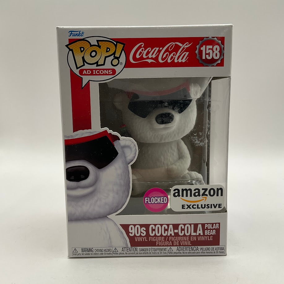 90s Coca-Cola Polar Bear Funko Pop! Ad Icons #158 Flocked Amazon、Funko、kayou