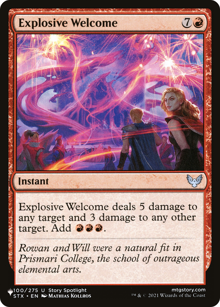 Explosive Welcome (LIST-100/275) - The List、Wizards of the Coast、kayou