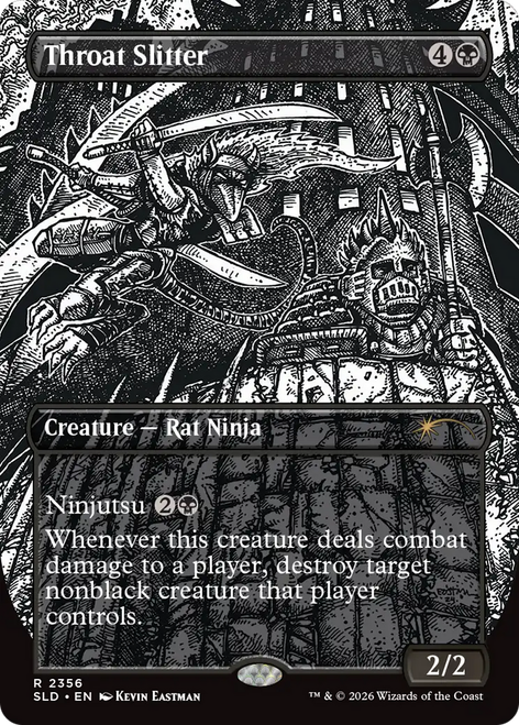 Throat Slitter (Secret Lair - Featuring: Kevin Eastman Inks) | Secret Lair Drops、Magic: The Gathering、kayou