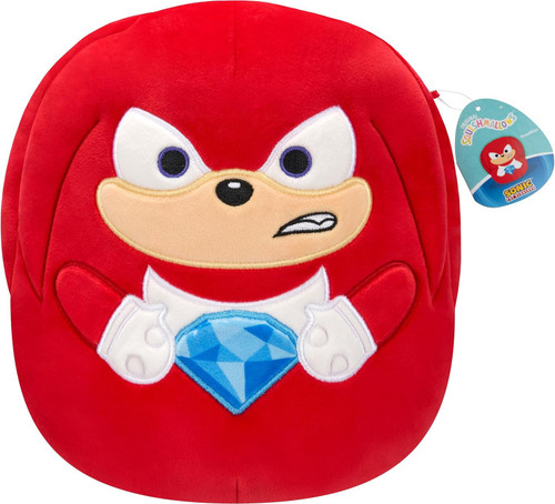 Squishmallows Sonic the Hedgehog Knuckles 14-Inch Plush、ToyWiz、kayou