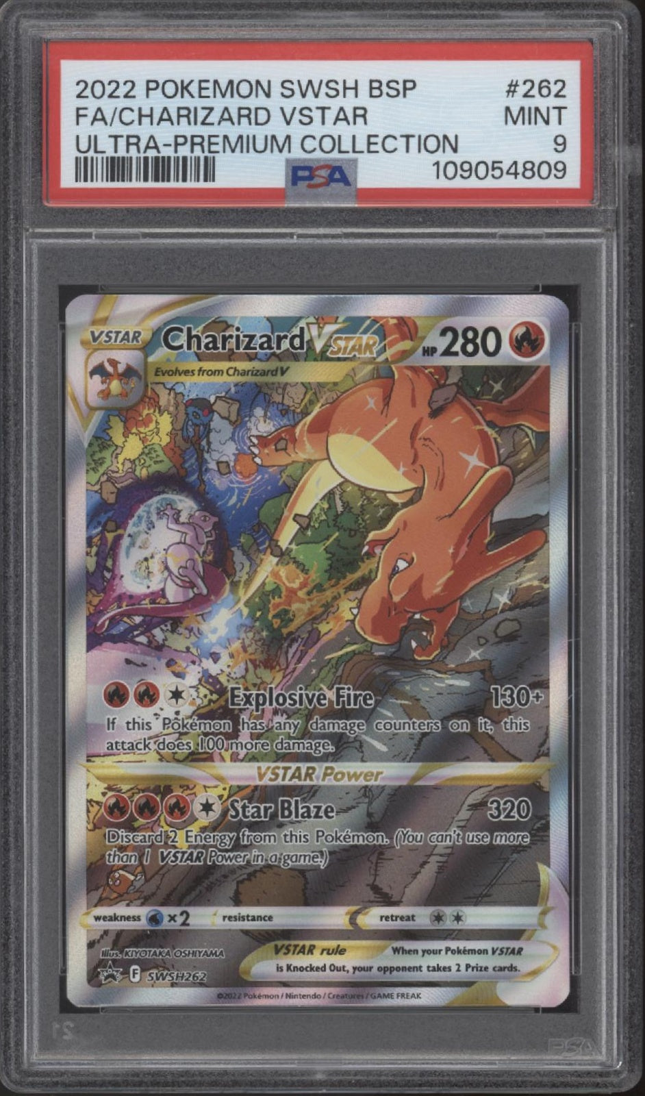 Charizard VSTAR Pokemon Ultra Premium Collection Full Art #262 PSA 9 #1、Collector Store LLC Gaming、kayou