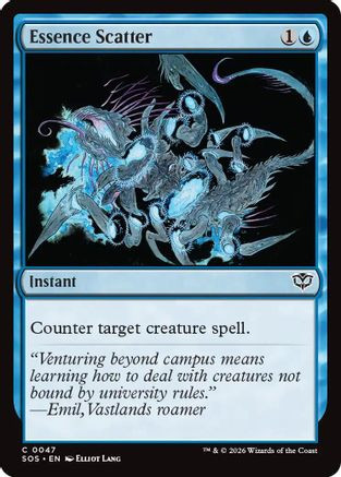 Essence Scatter (SOS-047) - Secrets of Strixhaven Foil、Wizards of the Coast、kayou