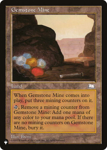 Gemstone Mine (WTH) (LIST-) - The List、Wizards of the Coast、kayou