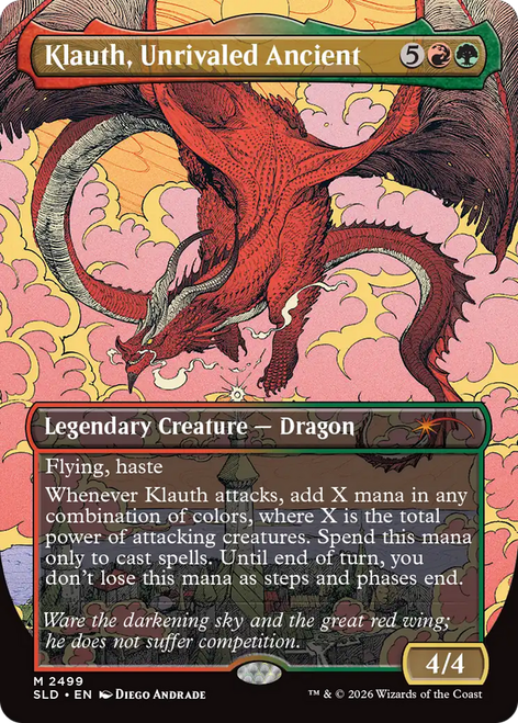 Klauth, Unrivaled Ancient (Secret Lair - Dungeons & Dragons: Whispers In Candlekeep) | Secret Lair Drops、Magic: The Gathering、kayou