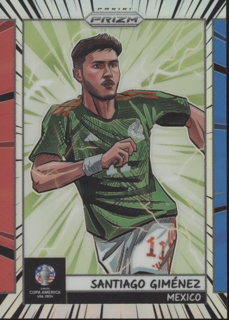 Santiago Gimenez 2024 Panini Prizm Conmebol Copa America Prizm #173、Collector Store LLC、kayou