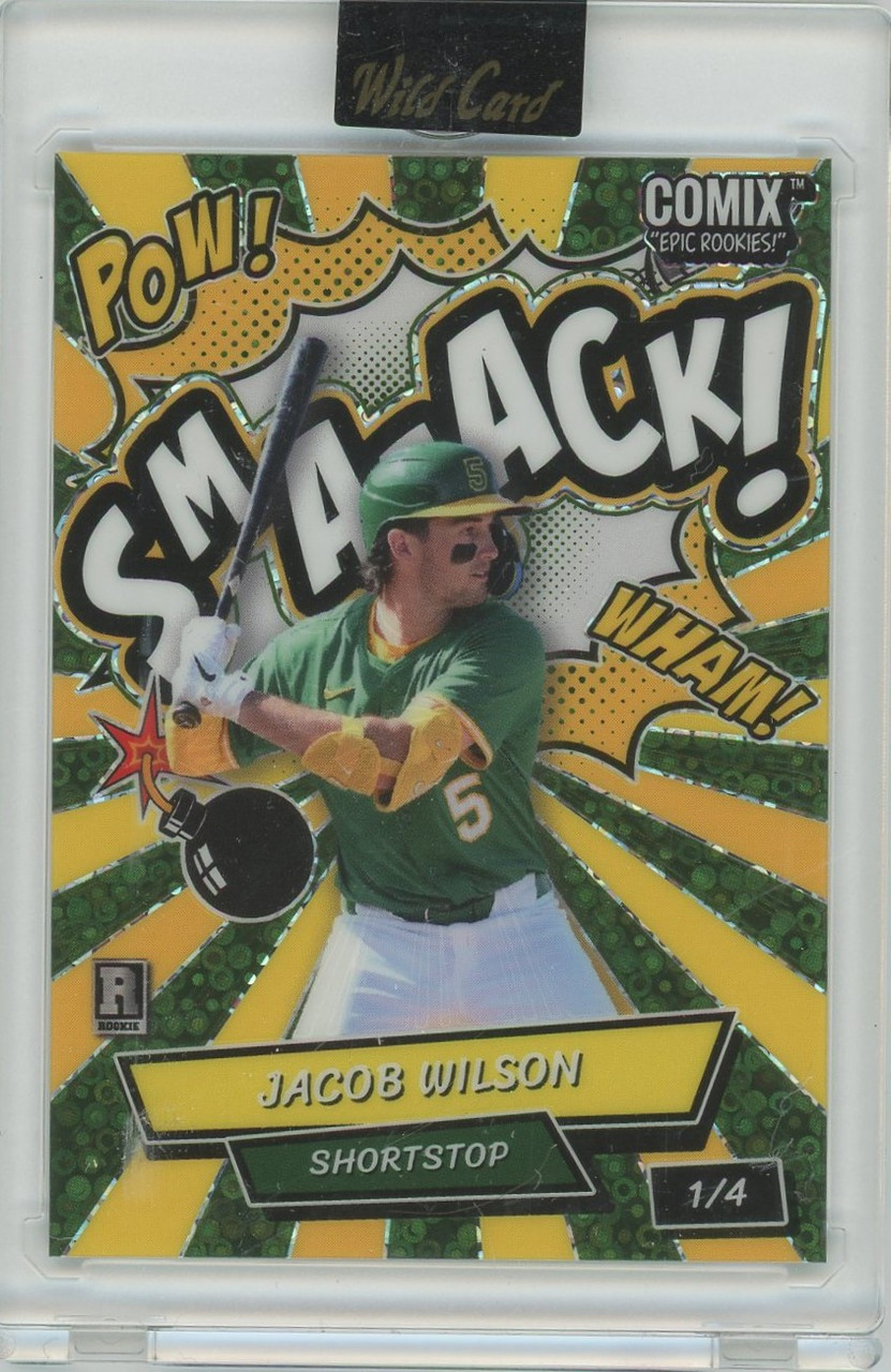 MLB 2025 Wild Card Comix Epic Rookies! 1/4 Smack! Jacob Wilson Rookie、ToyWiz、kayou
