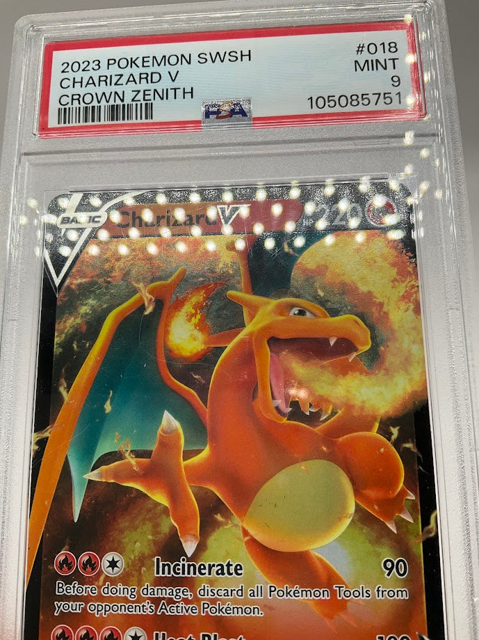 Charizard V Pokemon Crown Zenith #018 PSA 9、Collector Store LLC Gaming、kayou