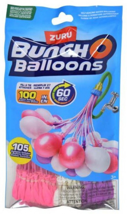 Bunch O Balloons Pink, White & Purple 105-Pack、ToyWiz、kayou